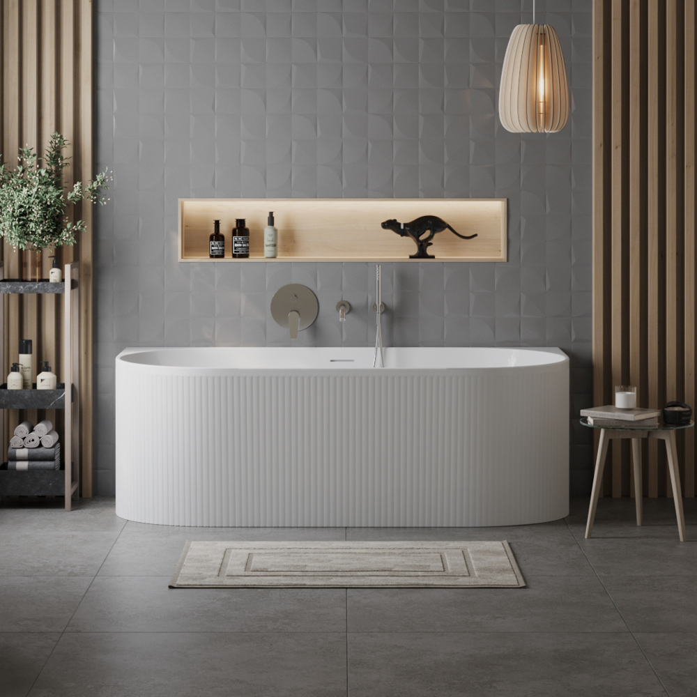 Ванна акриловая пристенная BelBagno BB412-1700-800