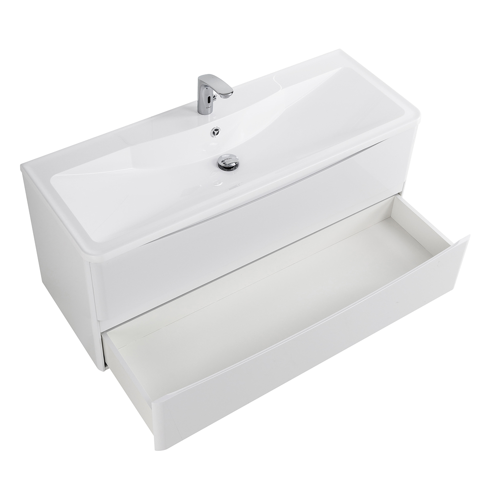 Тумба подвесная под раковину BelBagno ACQUA-1200-2C-SO-BL 120 см Bianco Lucido 