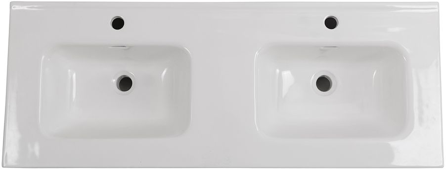 Тумба BelBagno ETNA-1200-4C-SO-2-BL с 2-й раковиной BelBagno BB1200-2-ETL, Bianco Lucido