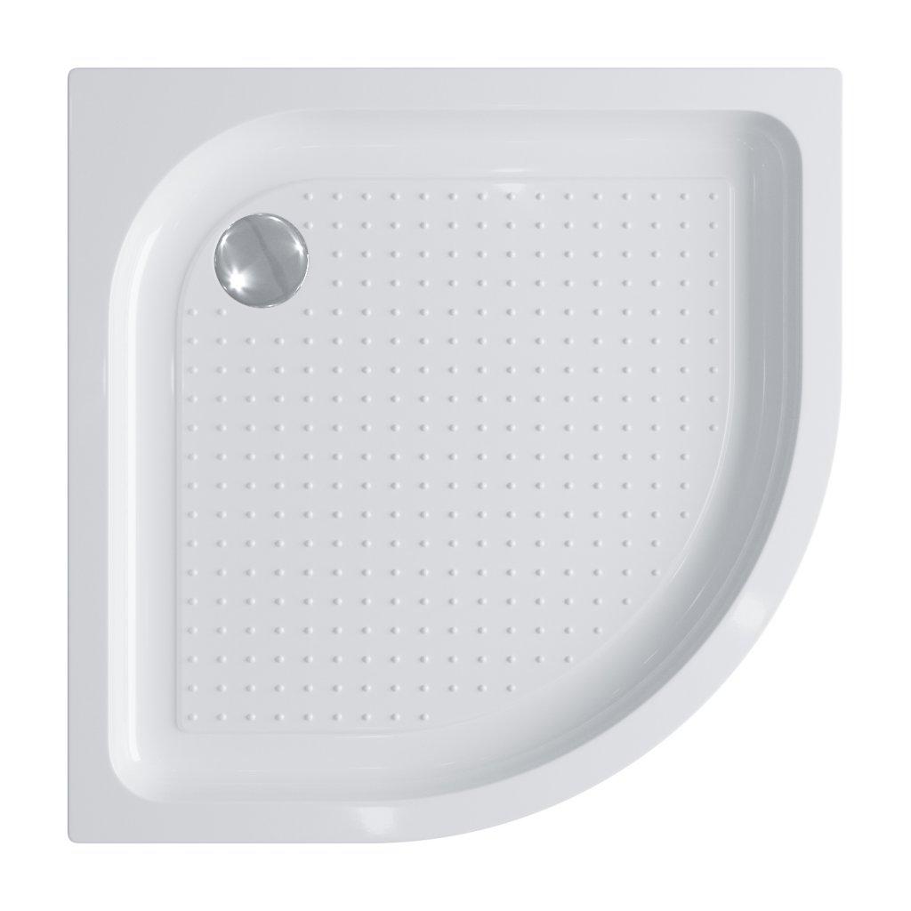 купить Акриловый поддон 80х80 BelBagno TRAY-BB-R-80-550-15-W с сифоном 