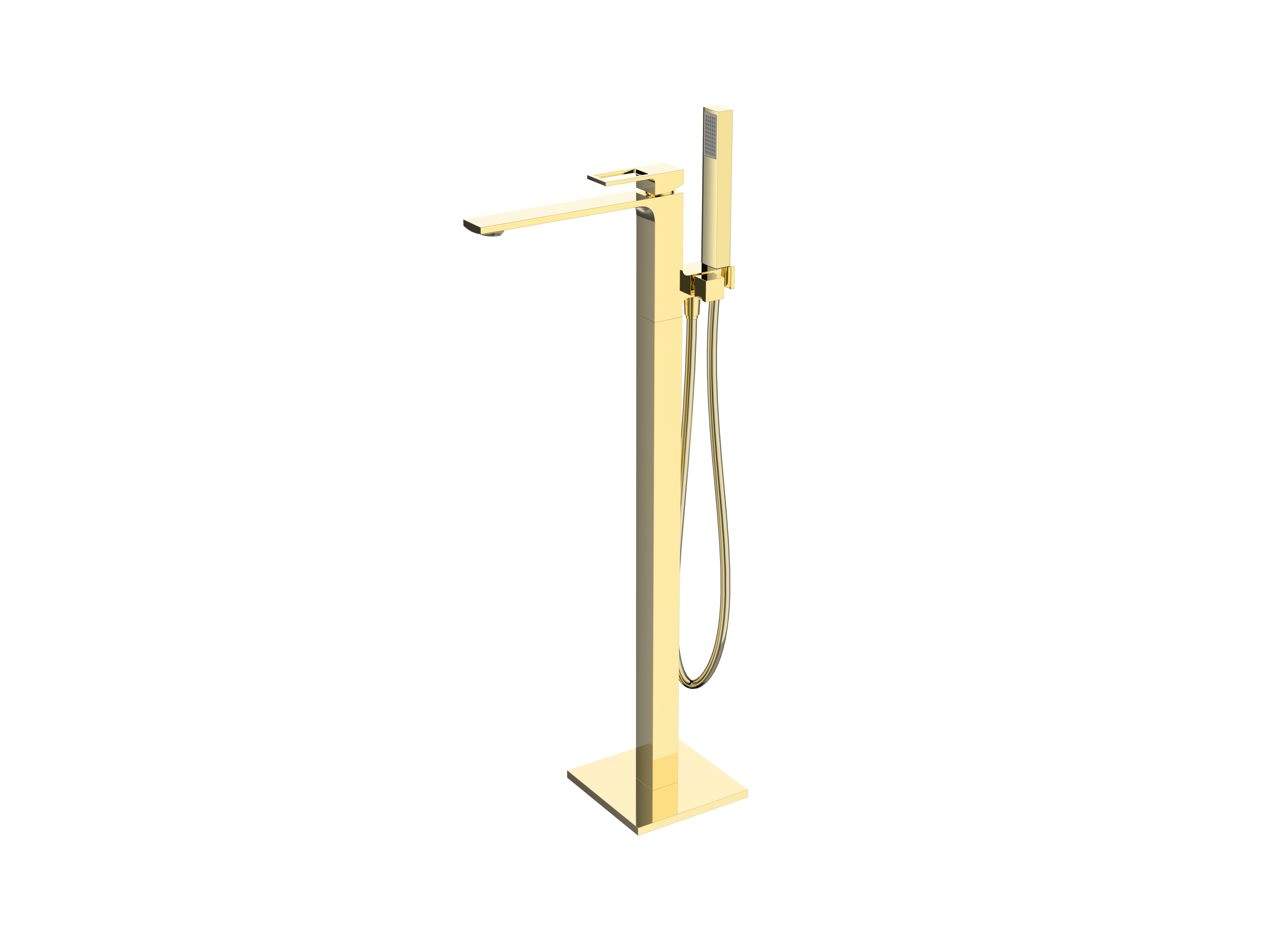 Напольный смеситель BelBagno LUCE для ванны LUC-FMT-ORO