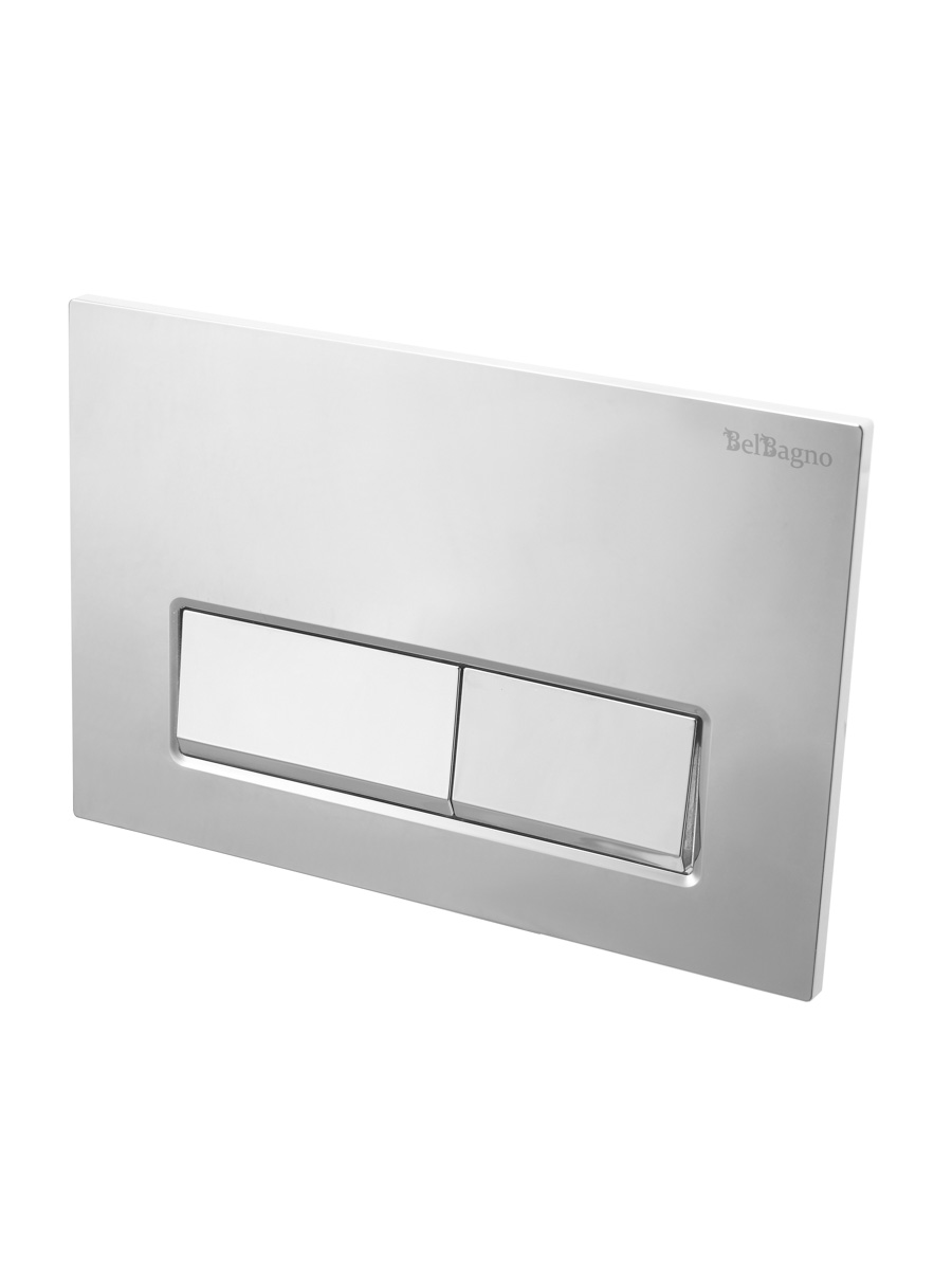 Кнопка смыва BelBagno BB-15R-CRM цвет хром