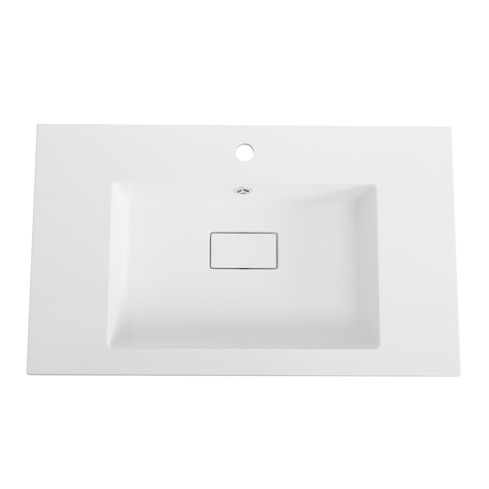Раковина из искусственного мрамора Cezares CZR-800/480-LV-MR-PRS