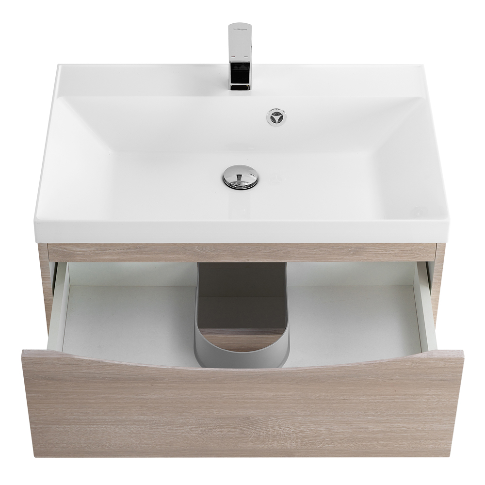 Тумба подвесная с раковиной BelBagno MARINO-700-2C-SO-RG-P