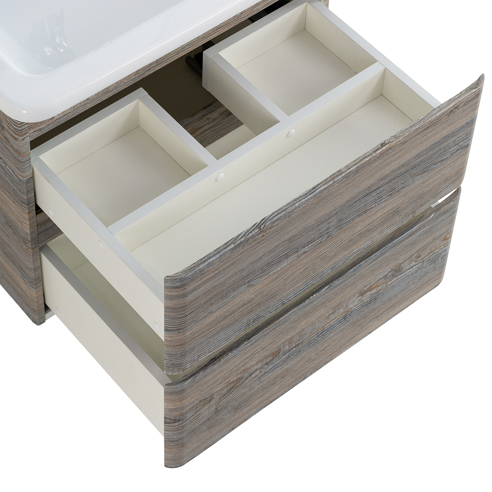 Тумба подвесная с керамической раковиной BelBagno ALBANO-CER-500-2C-SO-PS