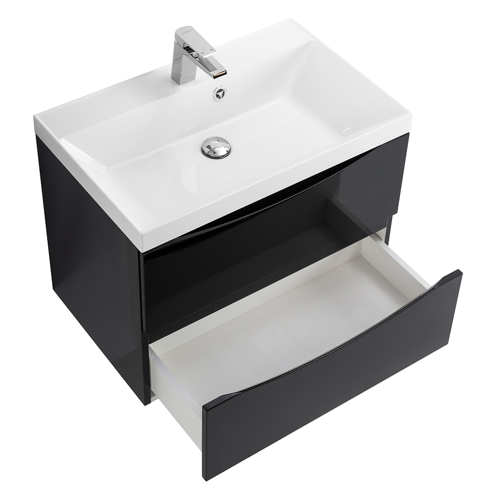 Тумба подвесная с раковиной BelBagno MARINO-700-2C-SO-NL-P