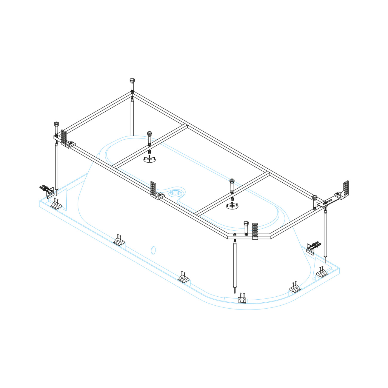 купить Металлический каркас METAURO CORNER-MF 