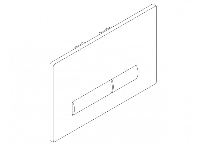 Кнопка смыва BelBagno GENOVA BB018-GV-BIANCO