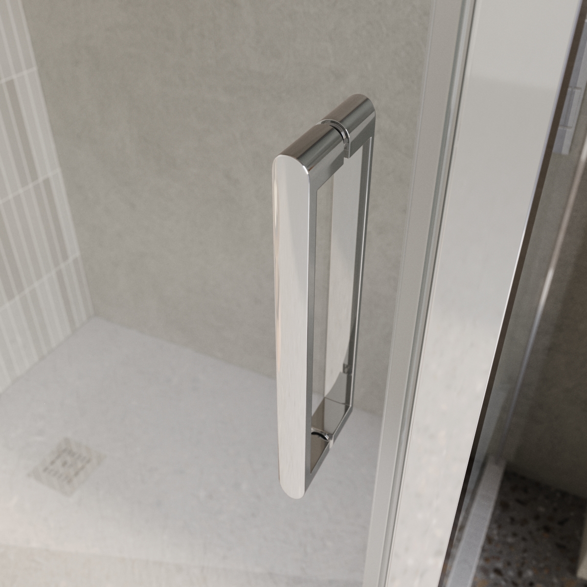 Душевой уголок BelBagno LUCE-AH-1-100/90-C-Cr