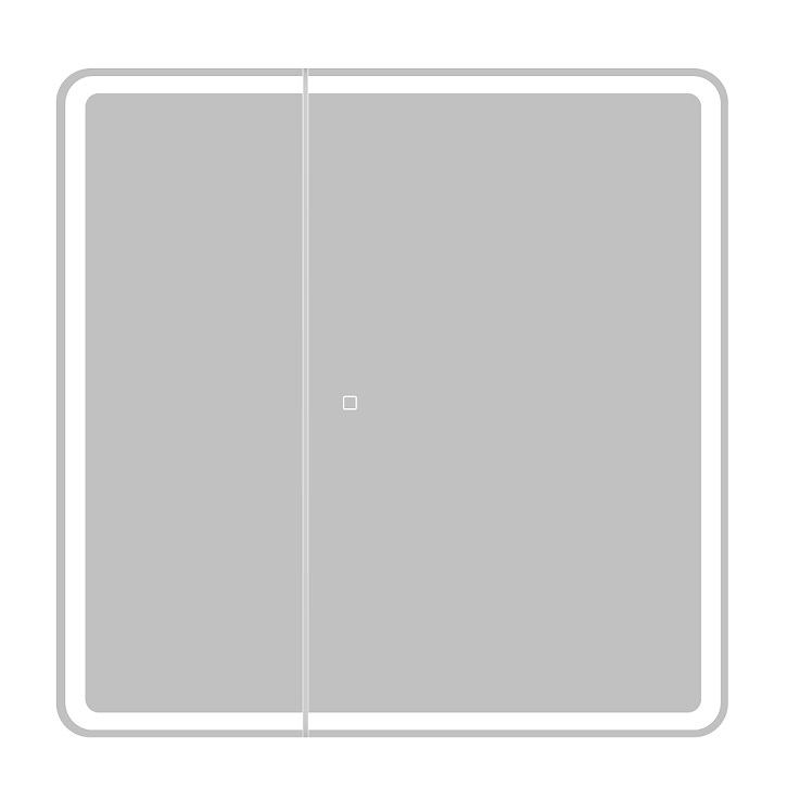 Зеркальный шкаф BelBagno Marino SPC-MAR-800/800-2A-LED-TCH