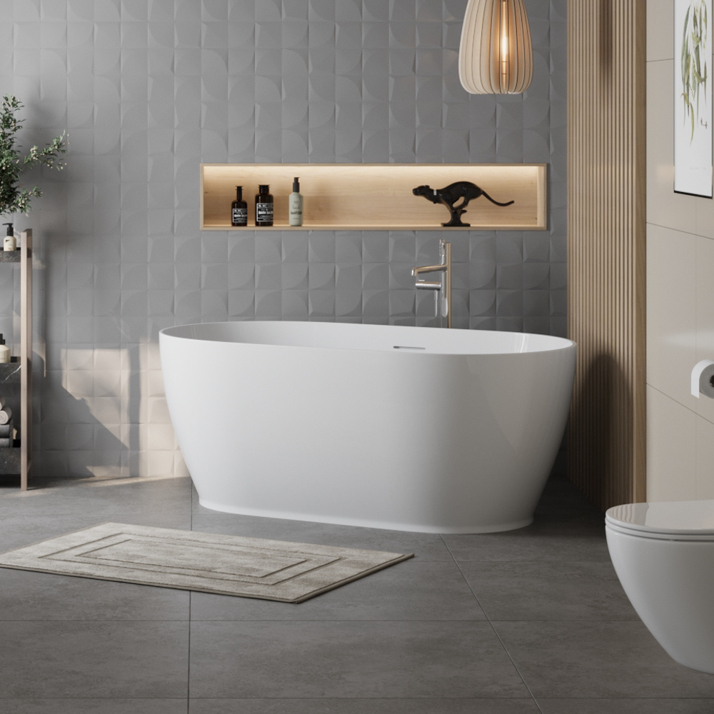 Ванна акриловая отдельностоящая BelBagno BB413-1700-800