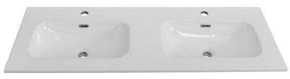 Керамическая раковина CEZARES CZR-8073-120-2 с двумя чашами 