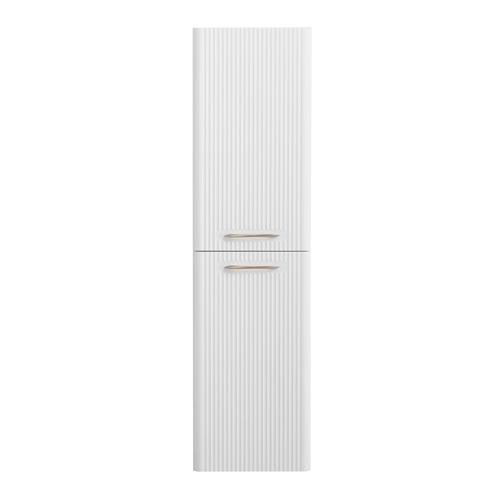 Пенал BelBagno DUE-1500-2A-SC-BM-P Белый металлик