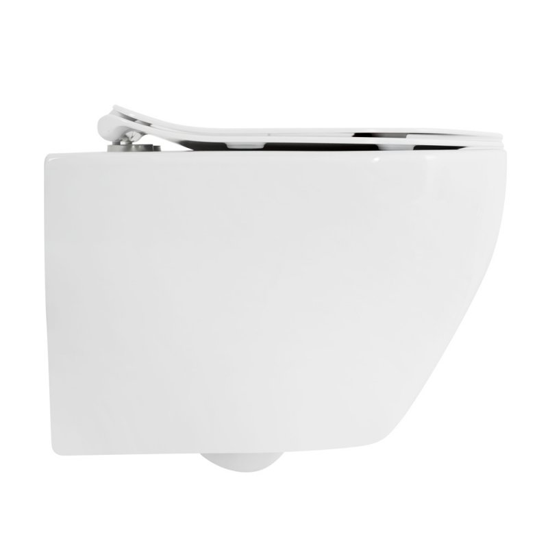 Унитаз подвесной Cezares STYLUS CZR-513-TH-R безободковый с сиденьем BelBagno BB2034SC