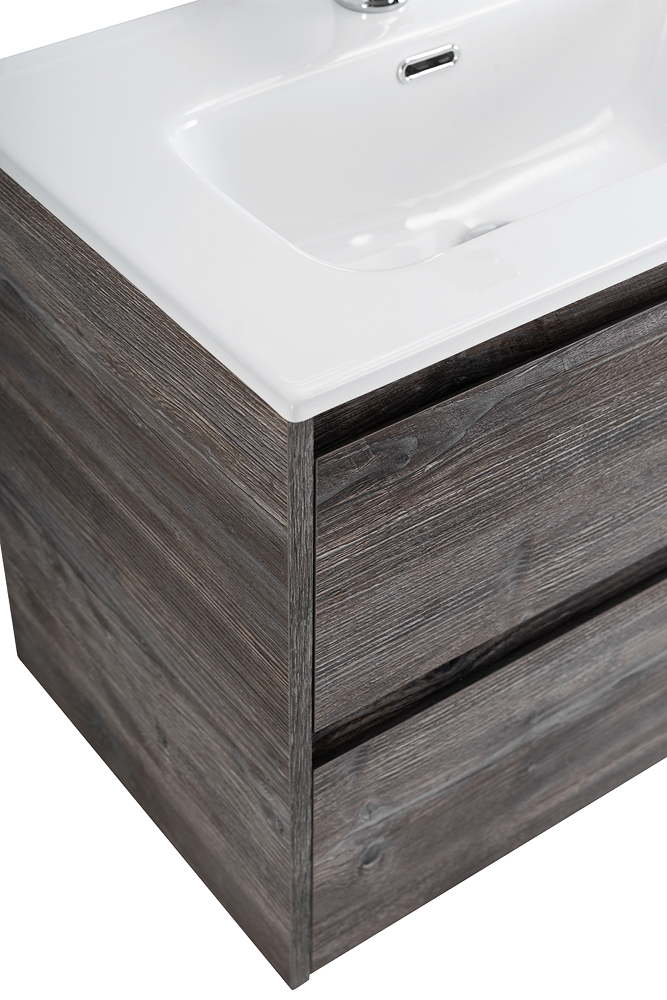 Тумба подвесная с раковиной BelBagno KRAFT 39-600/390-2C-SO-PP