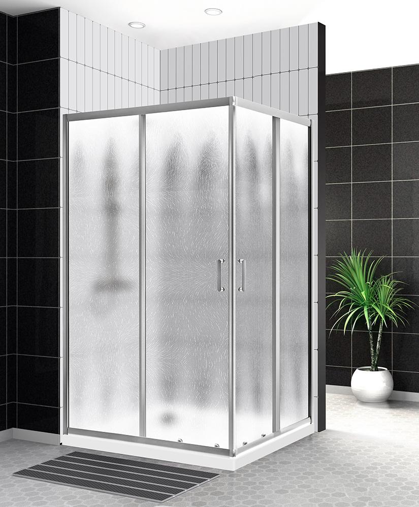 купить Душевой уголок BelBagno UNO-195-AH-2-100/80-CH-CR 
