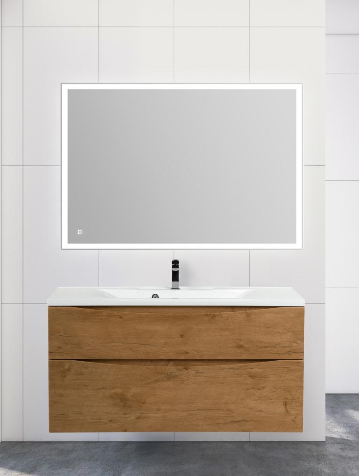 купить Тумба подвесная с раковиной BelBagno MARINO-H60-1100-2C-SO-RN-P 