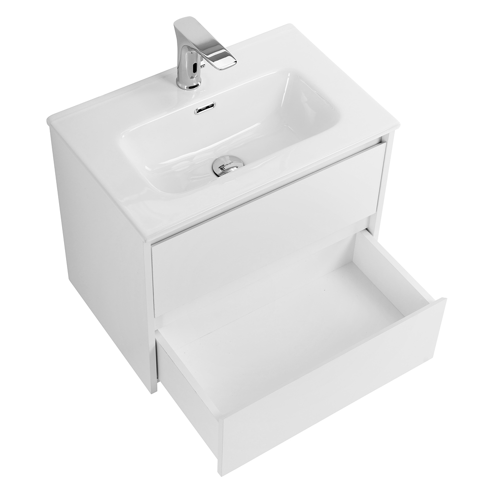 Тумба подвесная с раковиной BelBagno KRAFT 39-600/390-2C-SO-BO