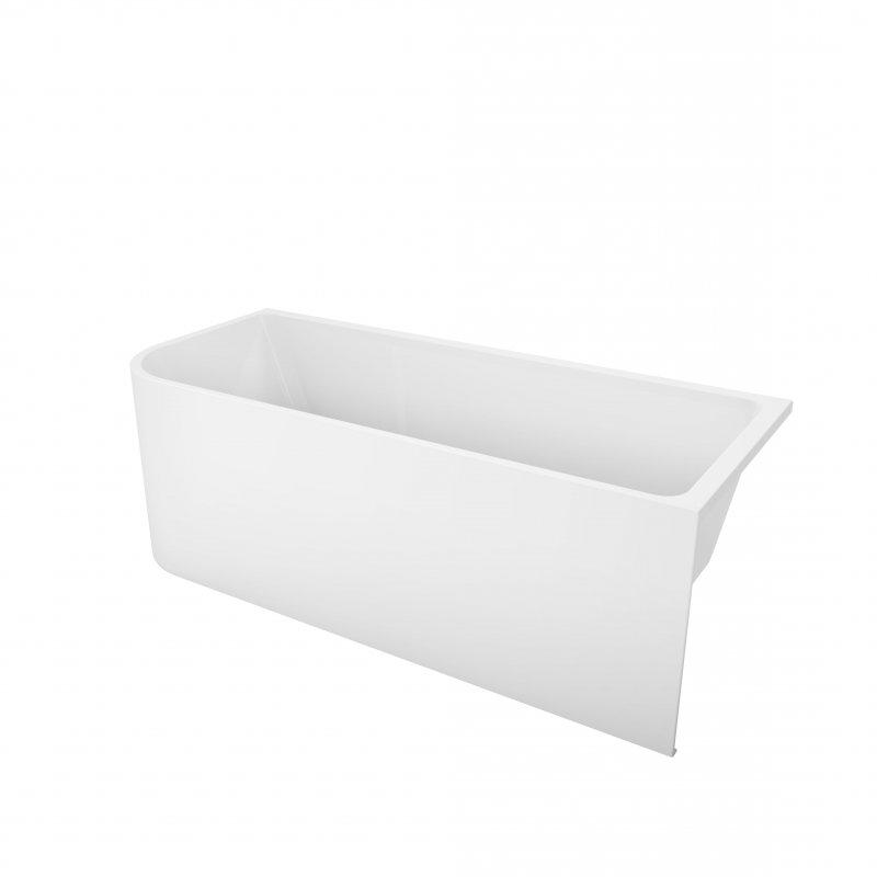 Асимметричная угловая акриловая ванна BelBagno BB712-1700-730-R