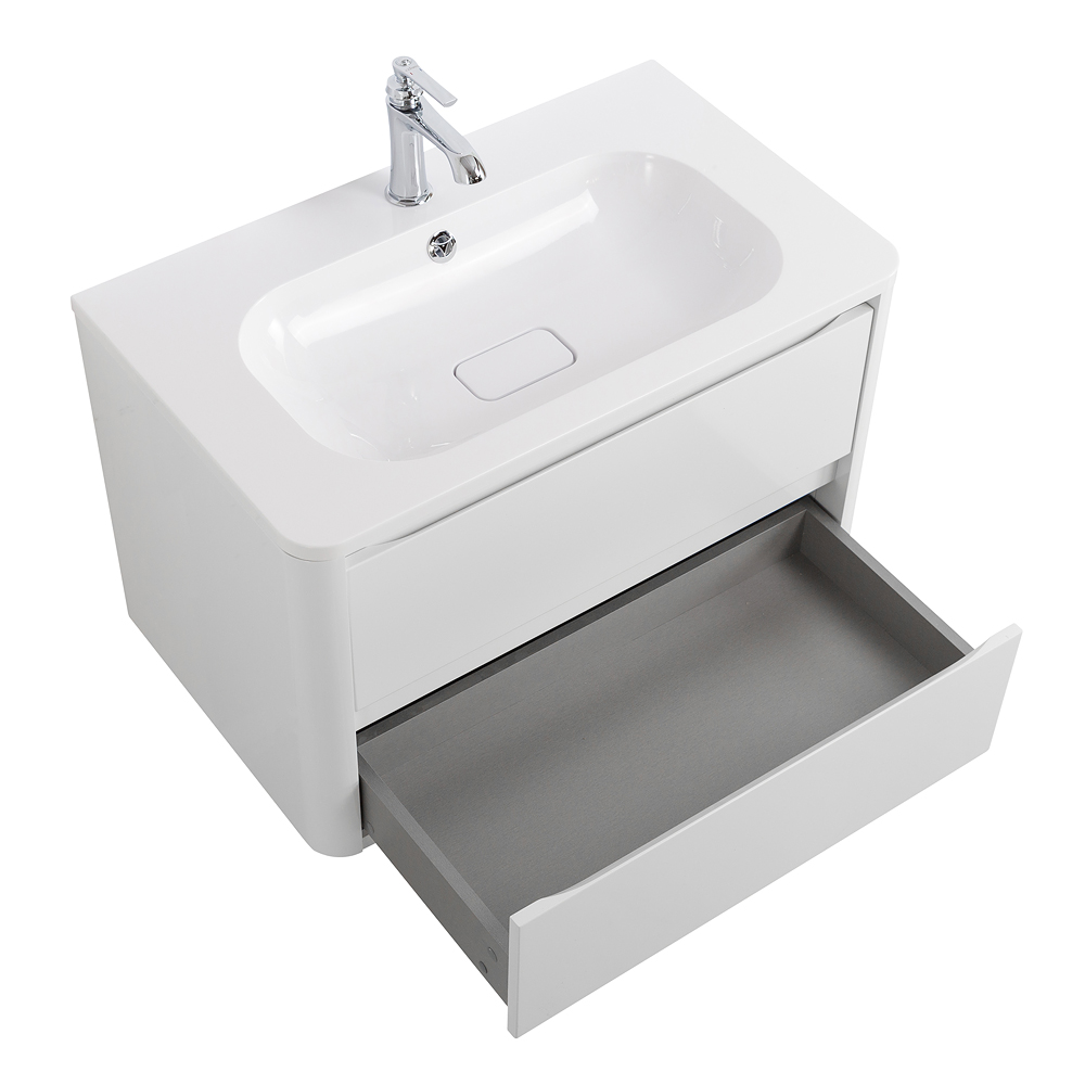 Мебель для ванной Cezares RELAX 80 Bianco Lucido RELAX-800-2C-SO-BL