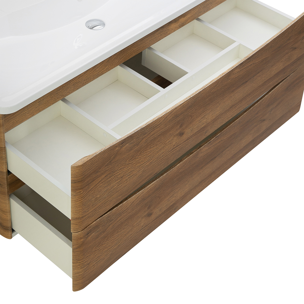 Мебель для ванной комнаты подвесная BelBagno ACQUA-1200-2C-SO-RR 120 см Rovere Rustico