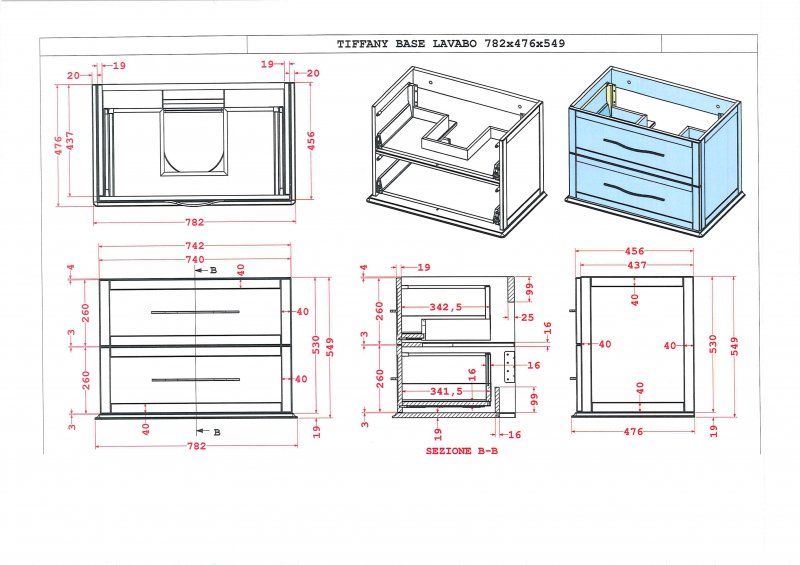 Мебель для ванной Cezares TIFFANY 75 Bianco opaco