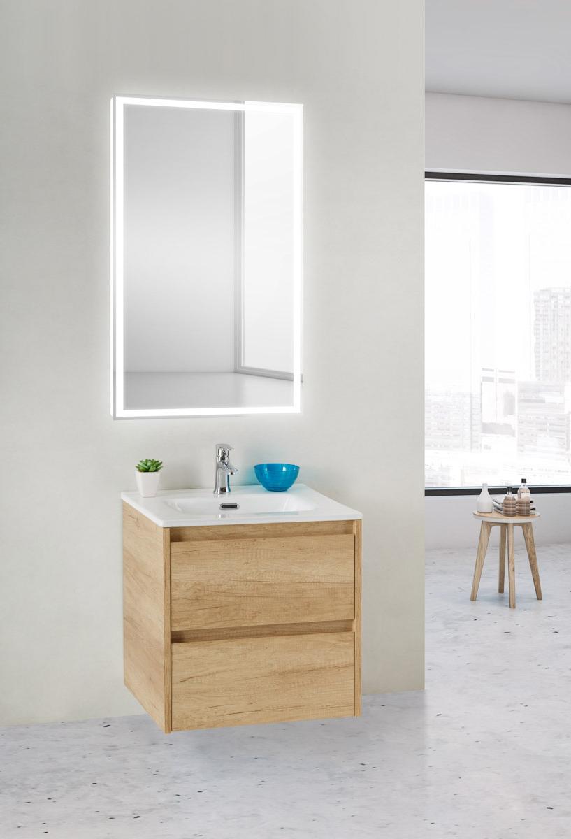 купить Тумба подвесная с раковиной BelBagno KRAFT 39-500/390-2C-SO-RNN 