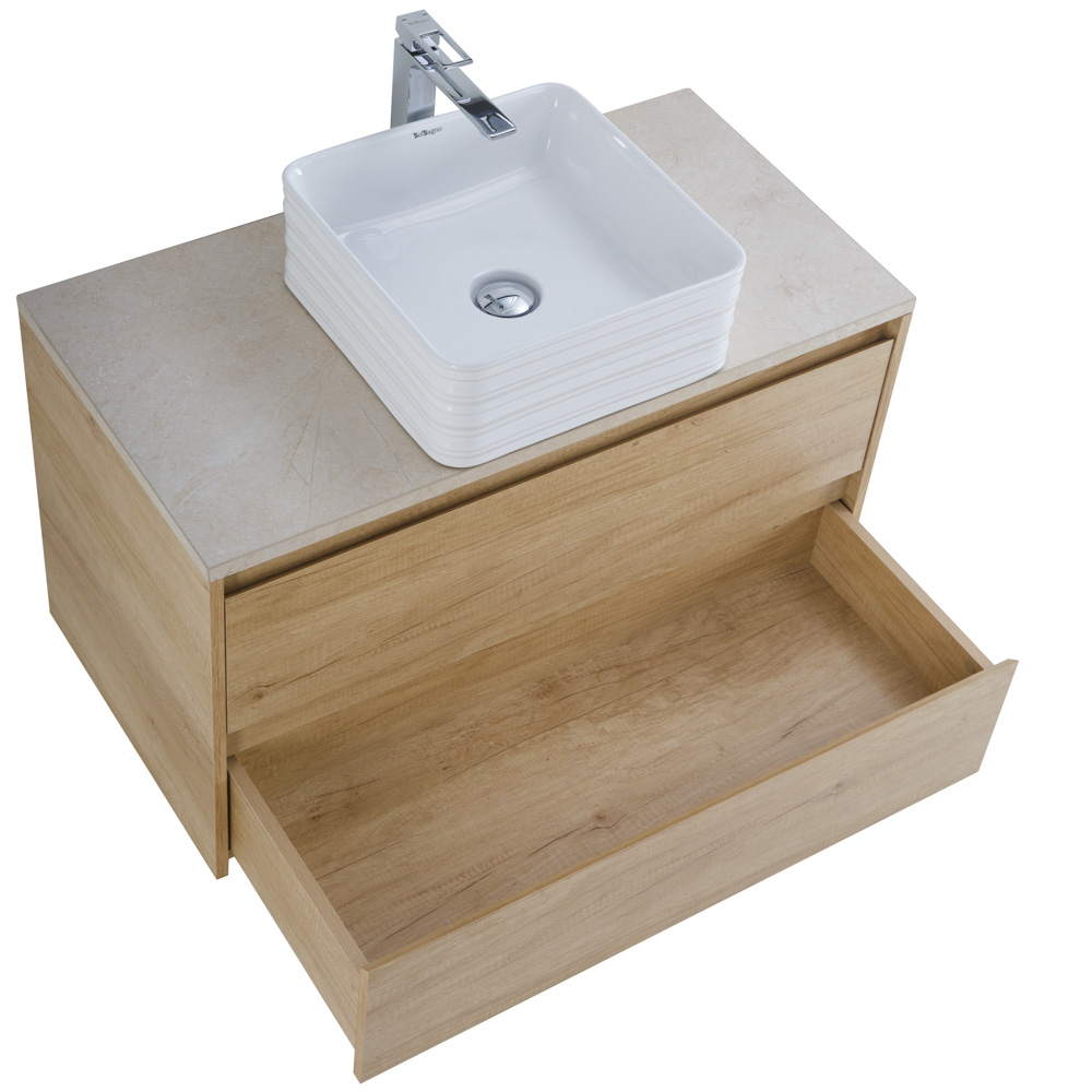 Тумба подвесная под столешницу BelBagno KRAFT-900-2C-SO-RNN