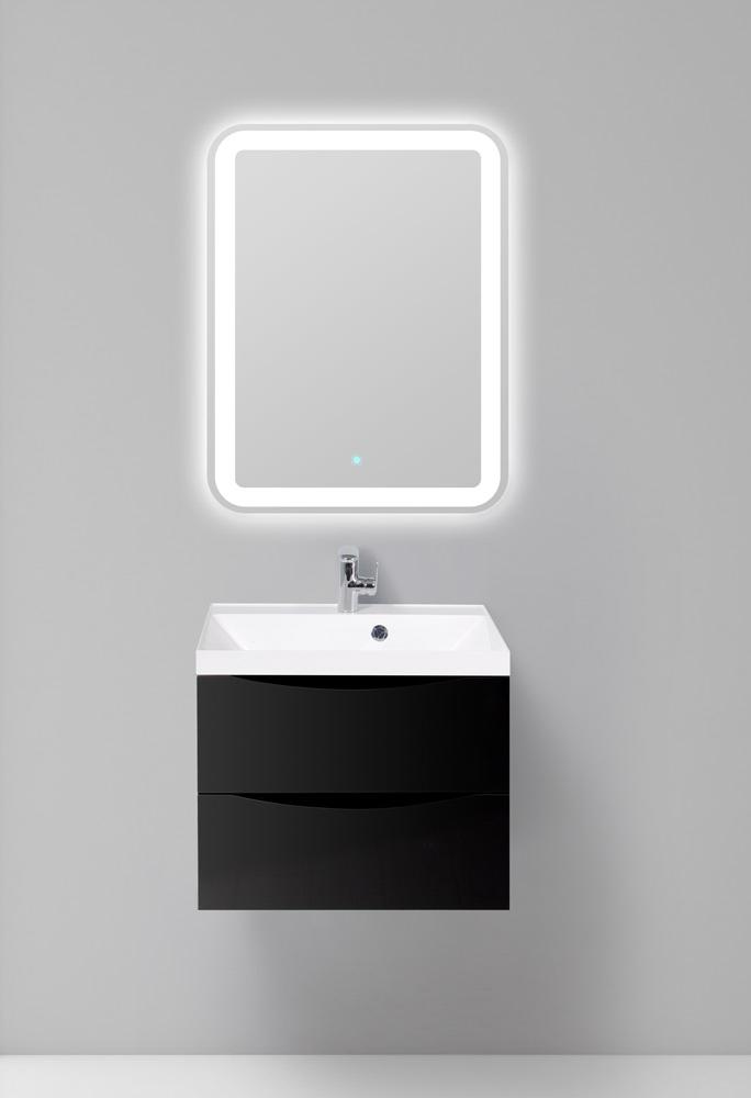 купить Тумба подвесная с раковиной BelBagno MARINO-600-2C-SO-NL-P 