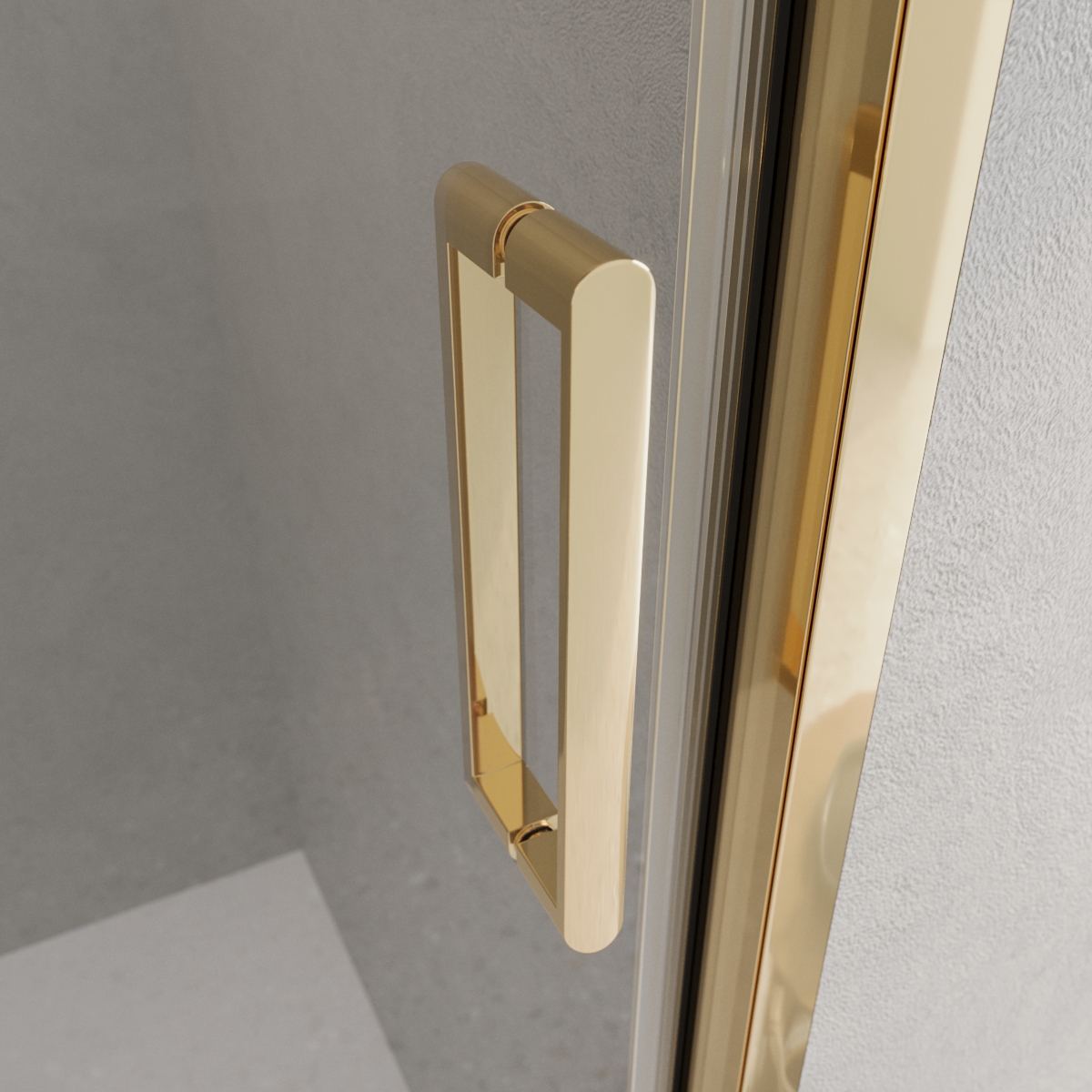 Дверь в проём BelBagno LUCE-BF-1-120-C-ORO