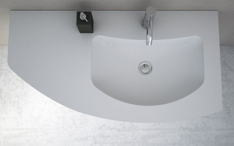 Акриловая раковина Solid Surface,правая CEZARES 50224