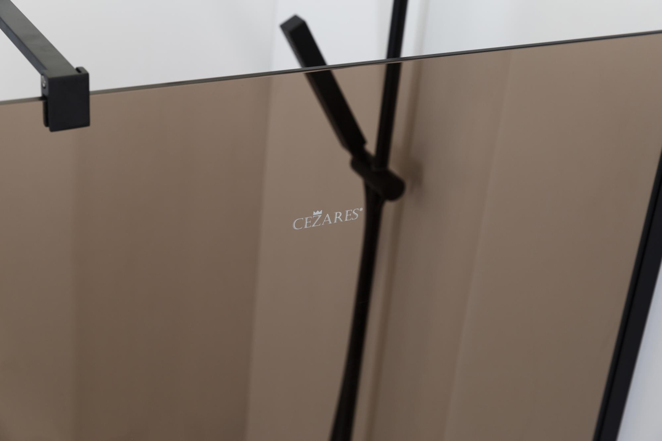 Душевая перегородка Cezares LIBERTA-L-1-90-BR-NERO