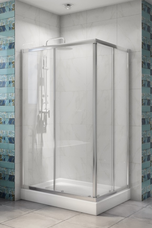 купить Душевой уголок BelBagno DUE-AH-2-120/80-C-Cr 