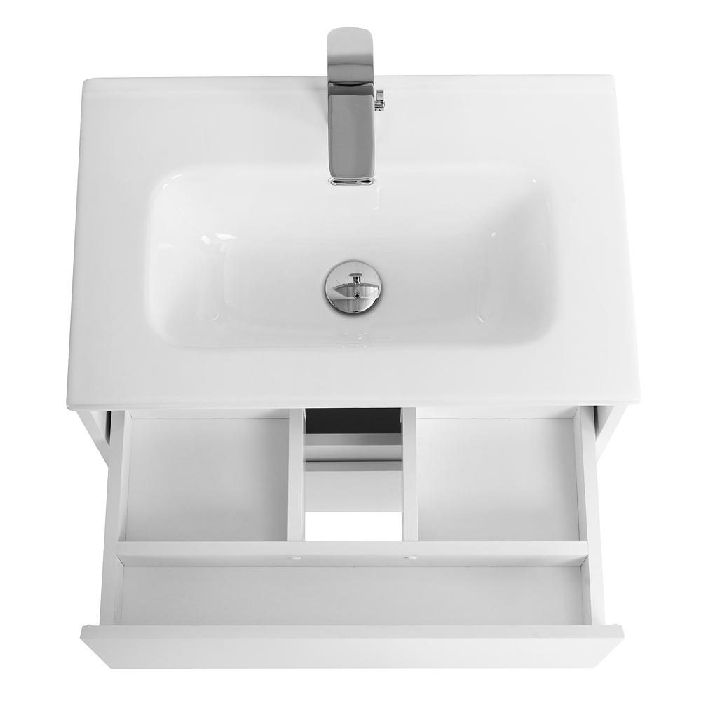 Тумба подвесная с раковиной BelBagno KRAFT 39-500/390-2C-SO-BO