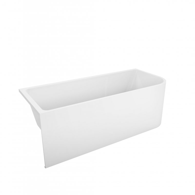 Асимметричная угловая акриловая ванна BelBagno BB712-1500-730-L