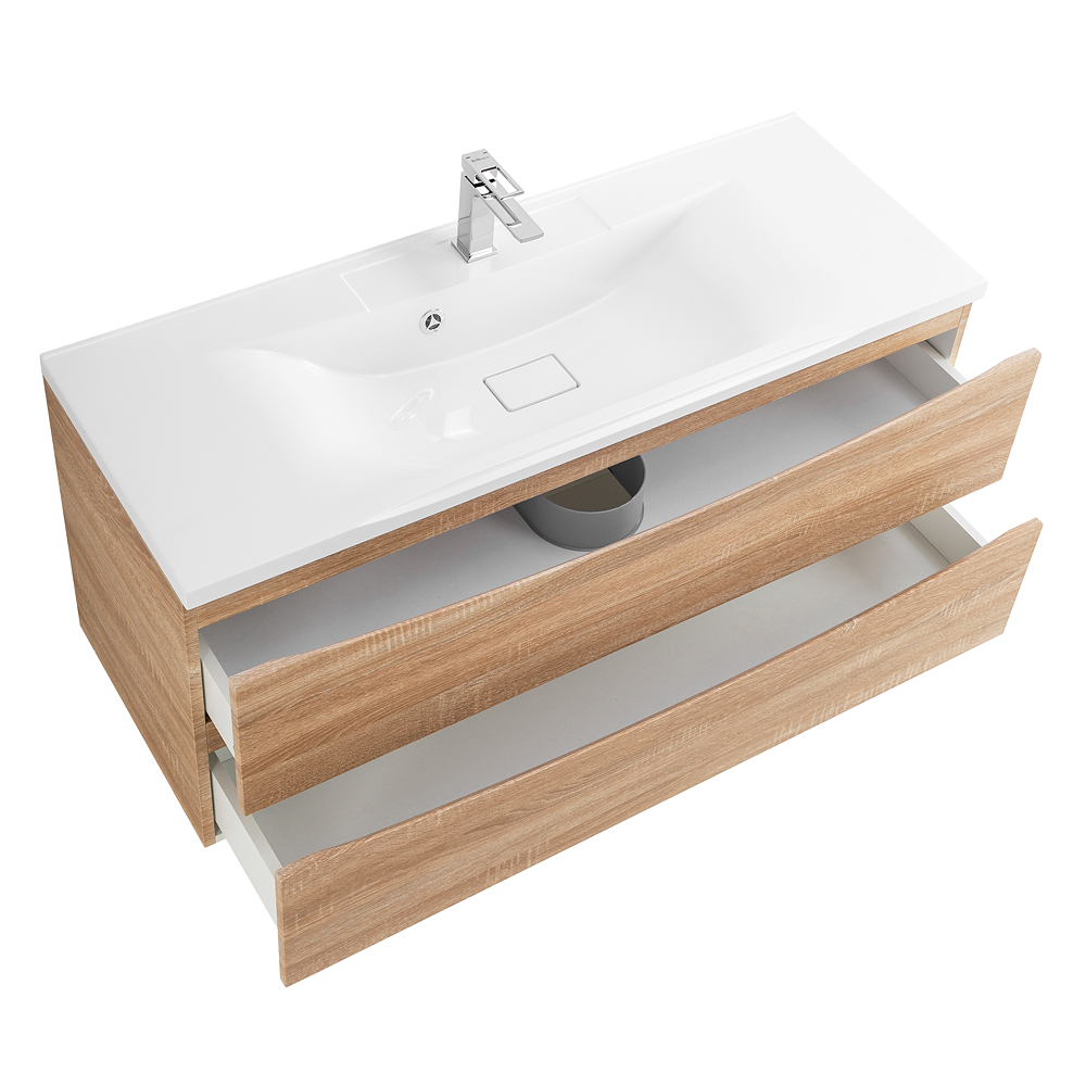Тумба подвесная с раковиной BelBagno MARINO-1200-2C-SO-WO-P