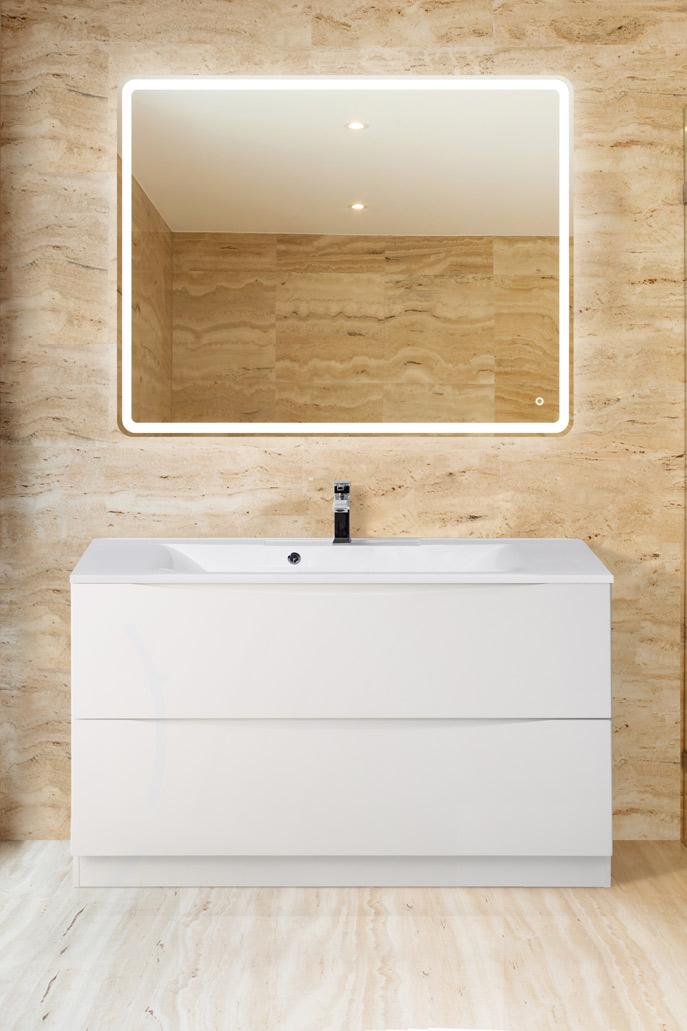 купить Тумба напольная с раковиной BelBagno MARINO-1200-2C-PIA-BL-P 