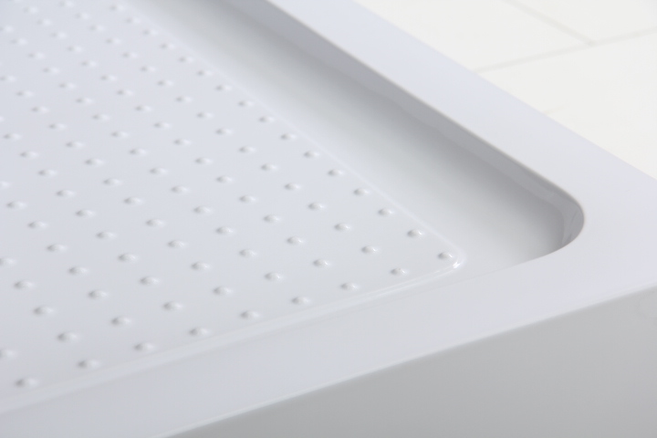 Акриловый поддон 85х85 BelBagno TRAY-BB-A-85-15-W с сифоном