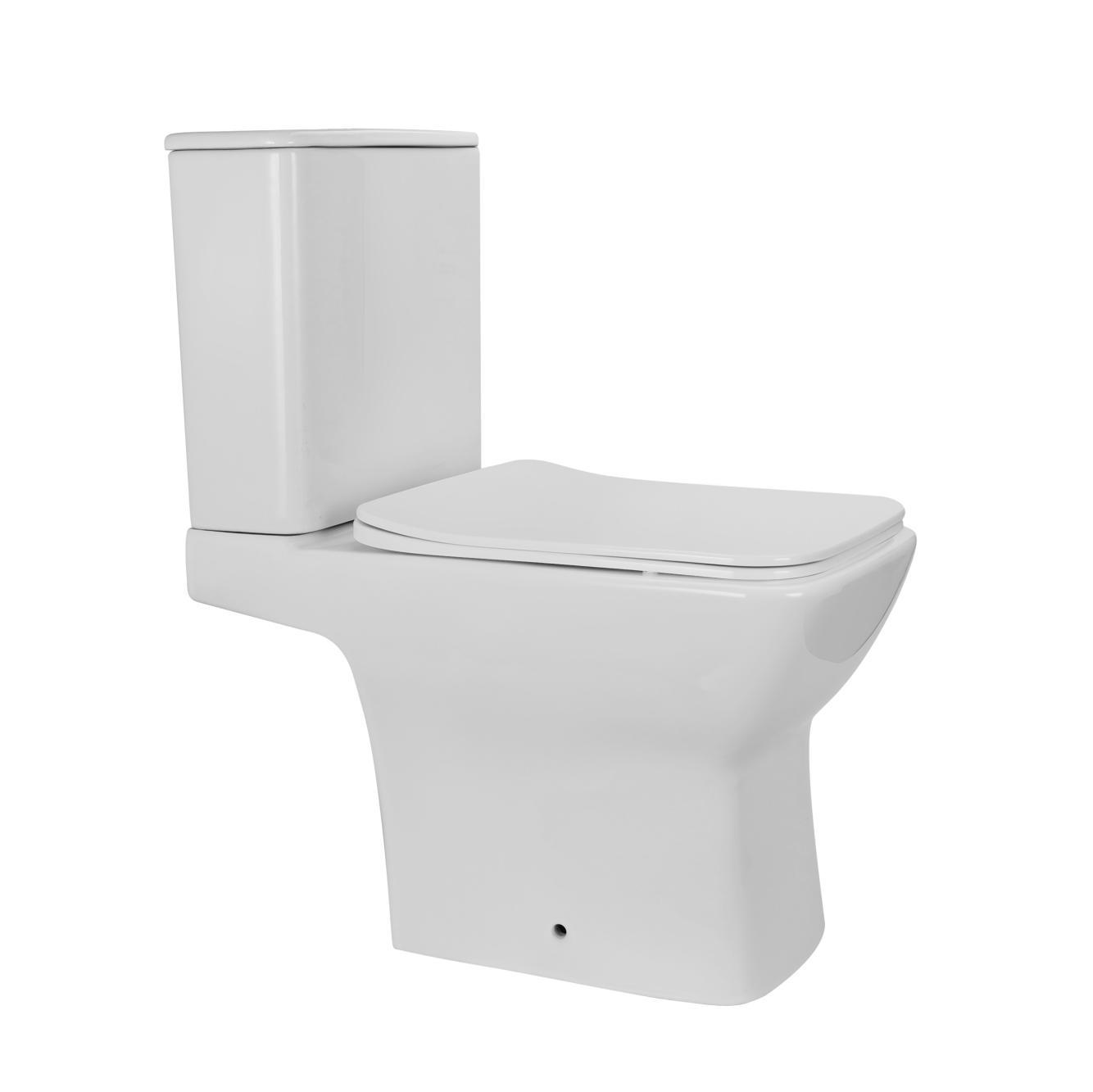 Унитаз-компакт BelBagno ROMANO -TOR BB2803CP/T-TOR/SC с сиденьем и смывом TORNADO
