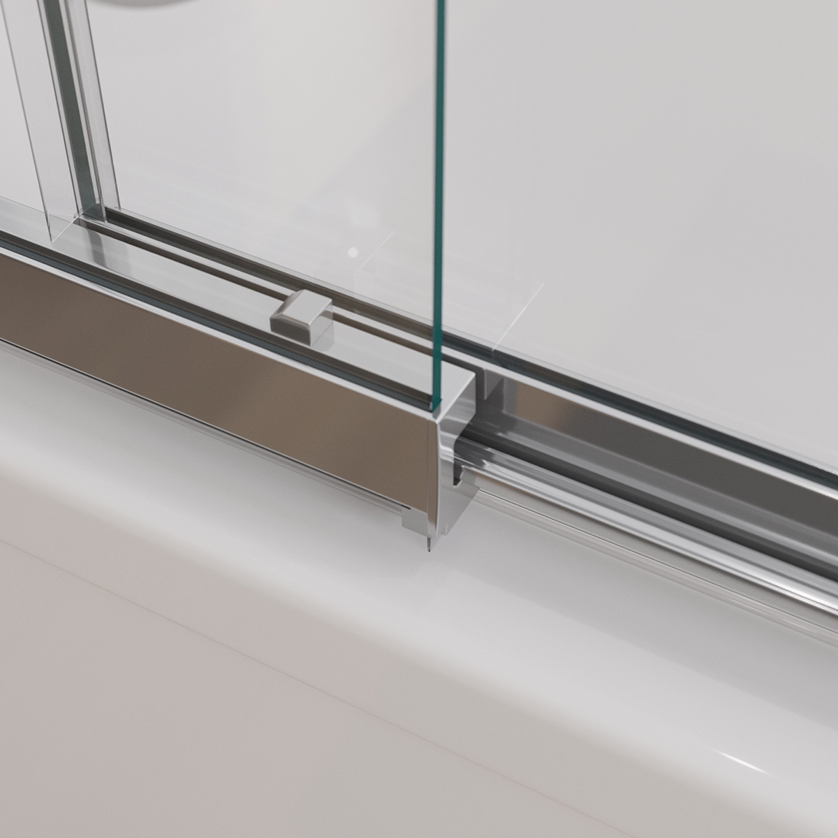 Шторка на ванну Cezares SLIDER-VF-11-100/150-C-Cr