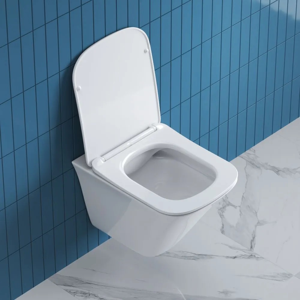 Унитаз безободковый подвесной BelBagno MARMI BB052CHR