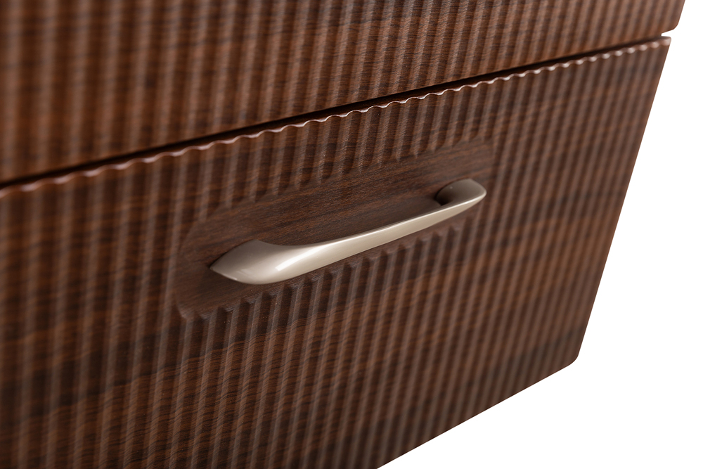 Подвесная тумба с раковиной Belbagno DUE 50 см Noce DUE-500-2C-SO-NOCE-P + BB-8076-3-50