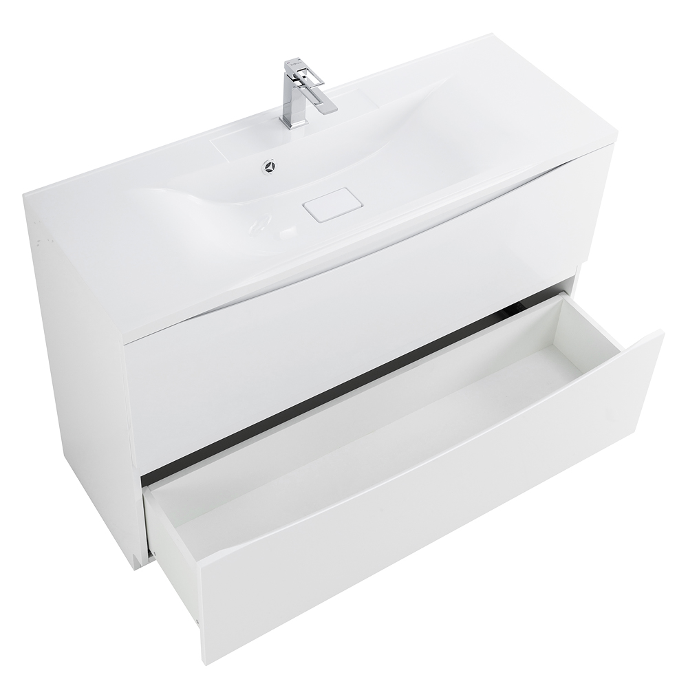 Тумба напольная с раковиной BelBagno MARINO-1000-2C-PIA-BL-P