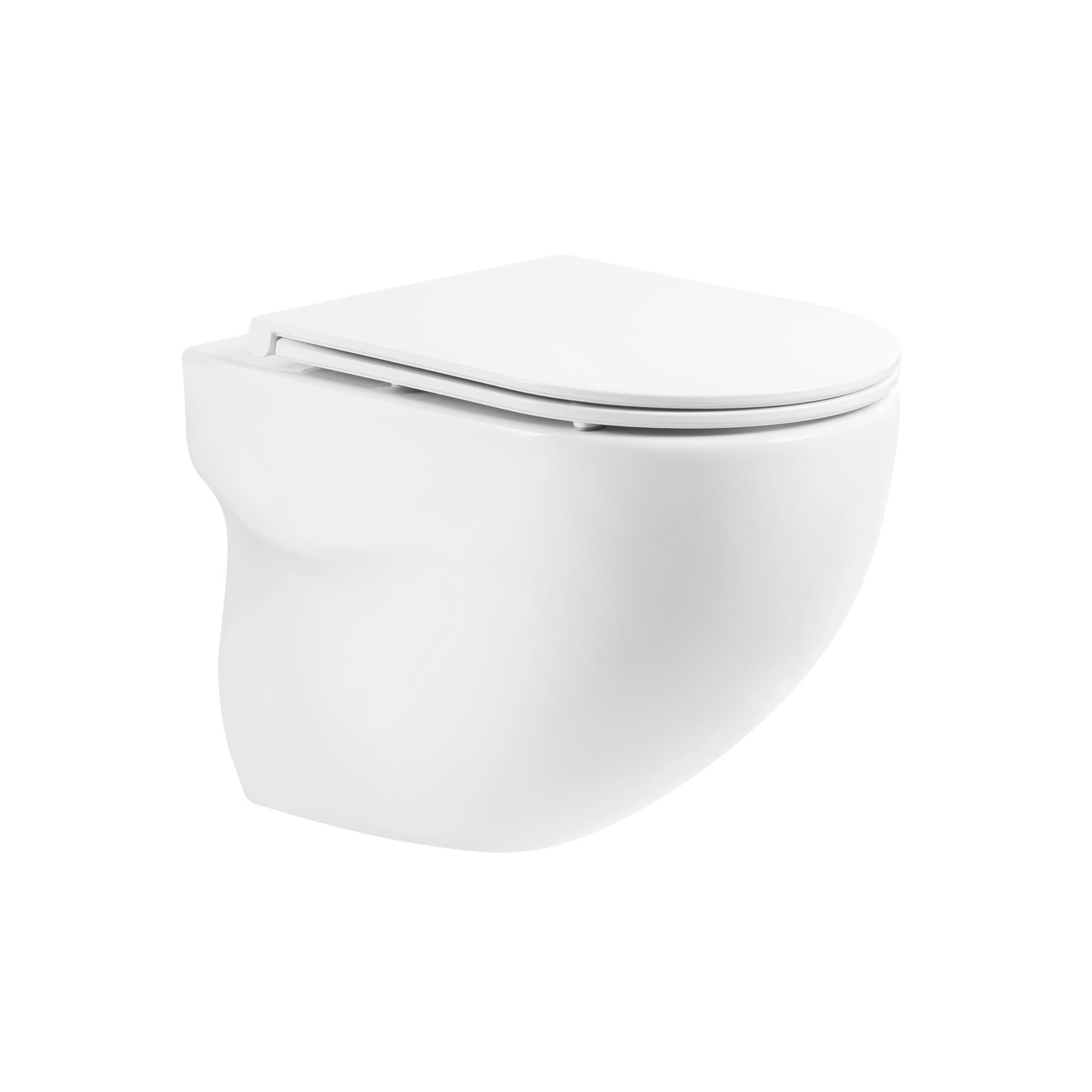 Унитаз безободковый подвесной BelBagno ONDA BB066CHR