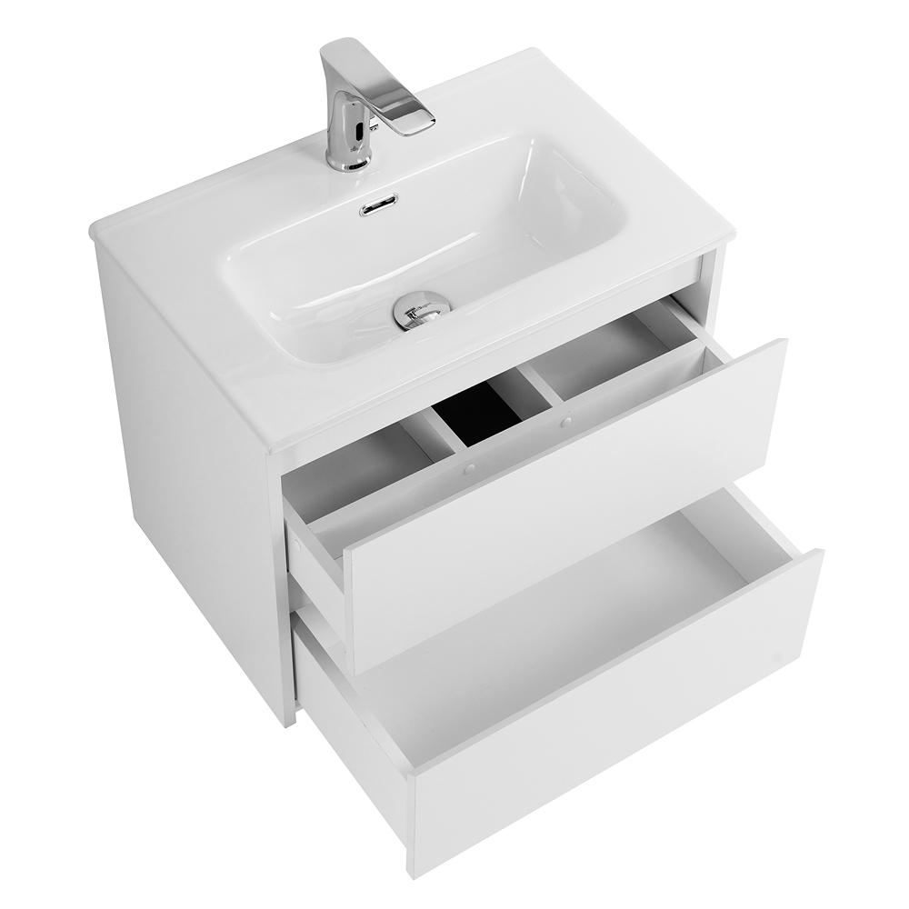 Тумба подвесная с раковиной BelBagno KRAFT 39-500/390-2C-SO-BO