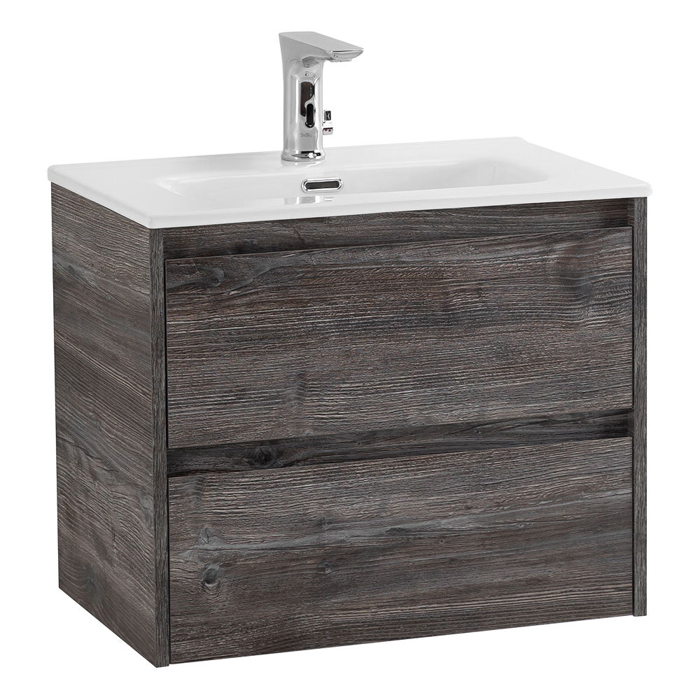 Тумба подвесная с раковиной BelBagno KRAFT 39-500/390-2C-SO-PP