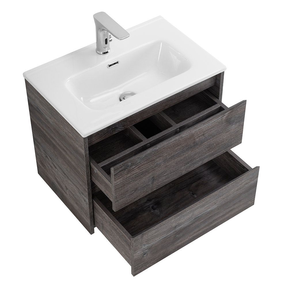 Тумба подвесная с раковиной BelBagno KRAFT 39-500/390-2C-SO-PP