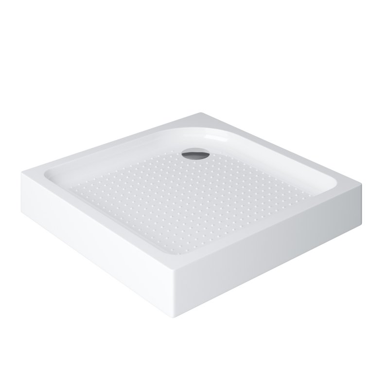 Акриловый поддон 100х100 BelBagno TRAY-BB-A-100-15-W с сифоном