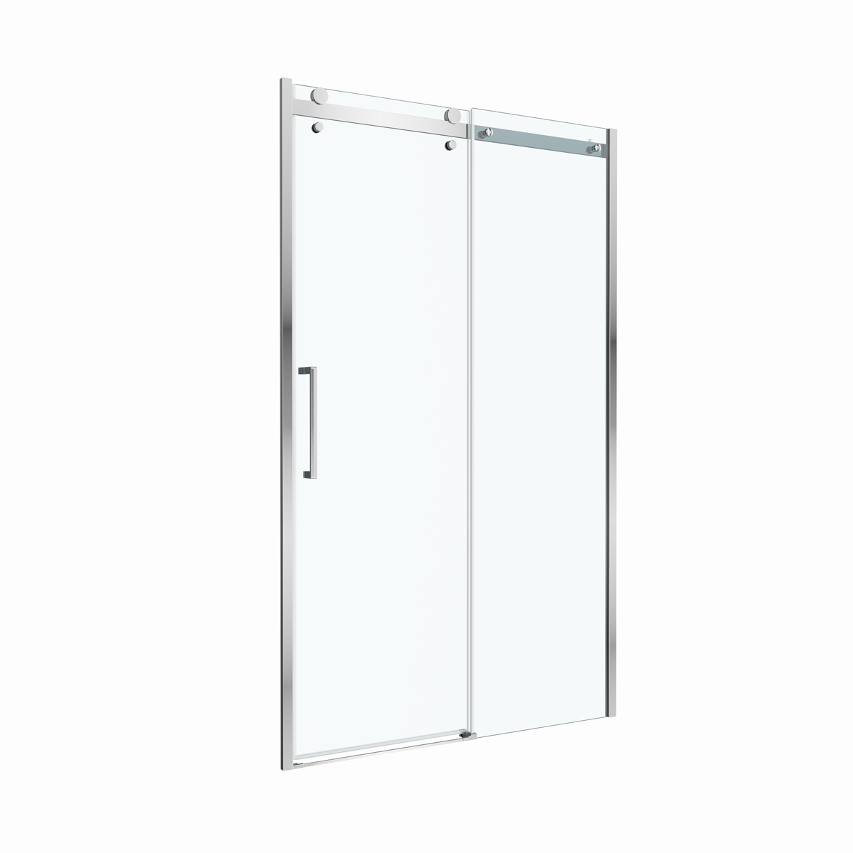 Душевая дверь шириной 111см BelBagno MARINO-2-BF-1-110-C-CR профиль хром, стекло прозрачное