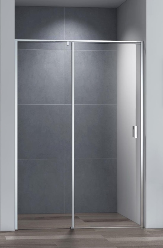 Душевая дверь Cezares URBAN-B-12-130-C-CR, 130х195, профиль хром, стекло прозрачное